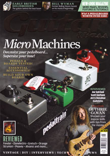 Cover to Guitar & Bass Magazine September 2015