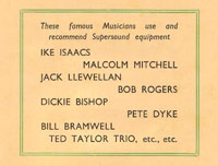 Supersound Music Accessories Promotional Leaflet